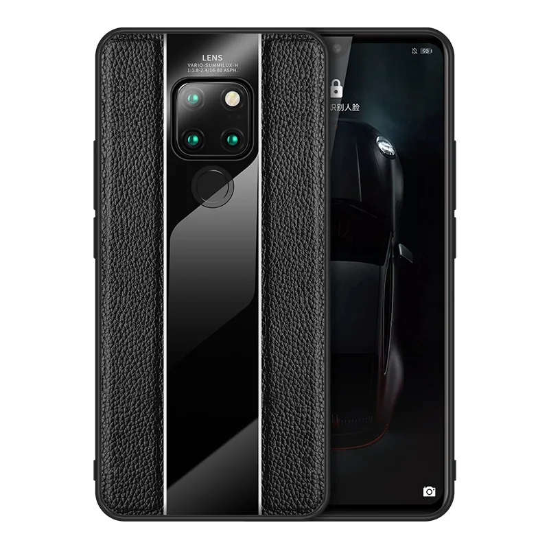 Для huawei mate 20 Pro чехол из натуральной кожи для Porsche дизайнерский Роскошный деловой