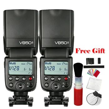 

Godox HSS 2.4G Wireless V850II GN60 Camera Flash Speedlite Speedlight For Panasonic Samsung Nikon Canon Sony Fujifilm Olympus