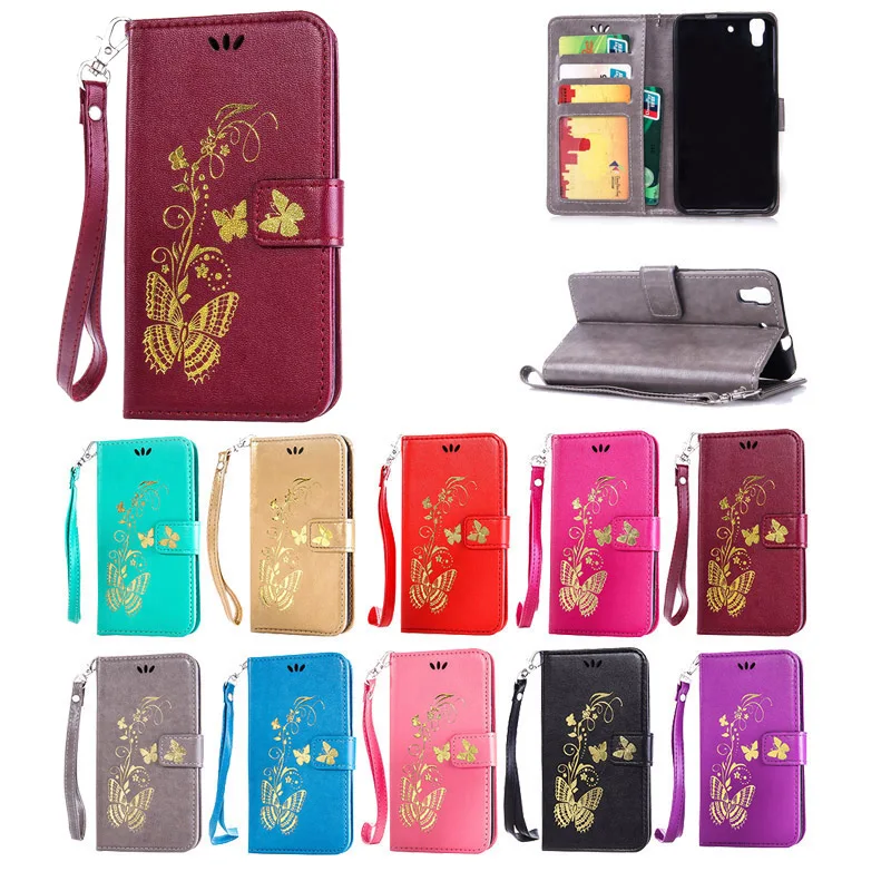 

Golden Butterfly Wallet Flip Case Bags For Samsung Galaxy J1 J2 J3 J5 J7 2015 2016 2017 mini Prime J120 J510 J710 J330 J530 J730
