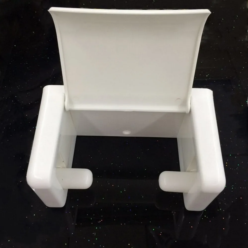 Полезный ABS квадратный держатель для туалетной бумаги для ванной комнаты держатель для туалетной бумаги G529 - Цвет: A