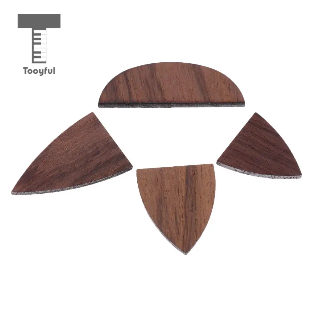 1pc Rosewood Guitar Heel Cover Plate for Guitar Luthier Material 2 Shape