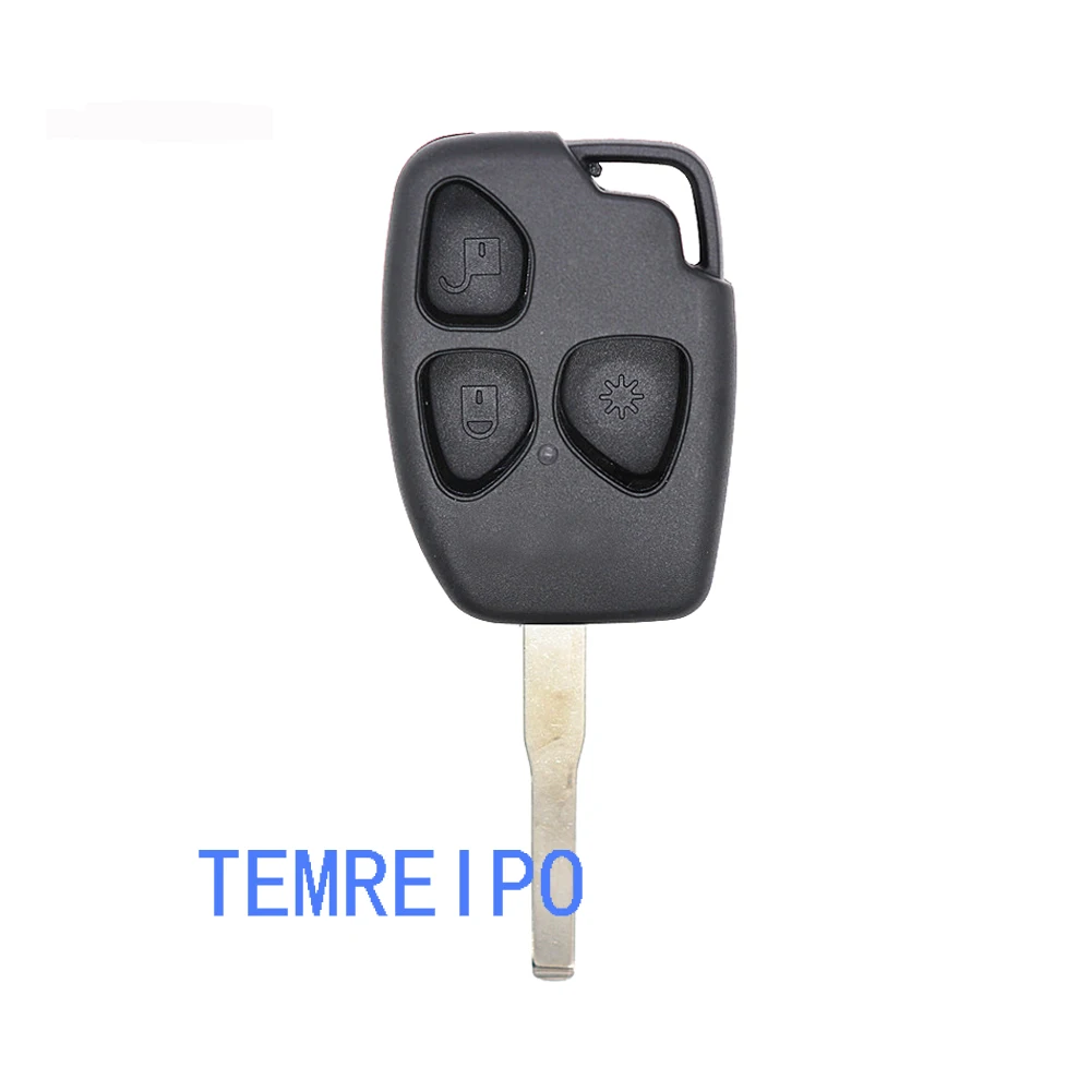 10pcs/lot 3 buttons replace remote car key shell For Tata Key case for India car key cover fob