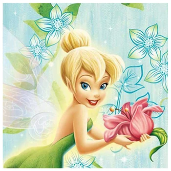 

Flower Fairy Tinker Bell,Full Square 5D Diy RoundDiamond Painting Diamond Embroidery Cross Stitch Home Decoration Paintings