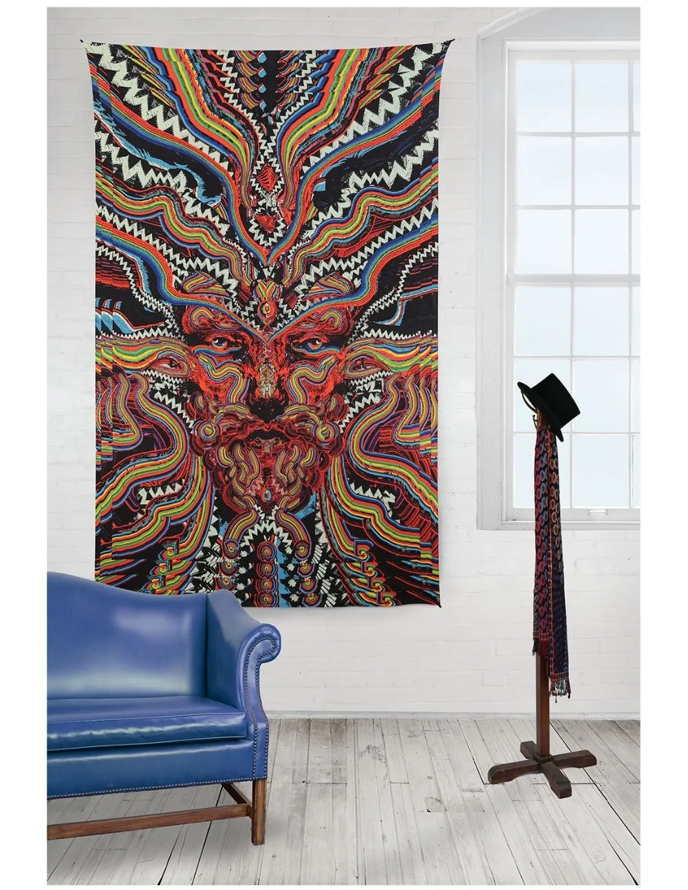 

200*145 Indian Tapestry Multiple uses Wall Hanging Blanket Camping Mattress Tablecloth Sleeping Pad Beach towel Sunscreen shawl
