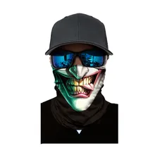 Велоспорт маска солнцезащитная, ветронепроницаемая дышащий 25X50 см Велоспорт мотоцикл шеи трубки лыжный шарф Балаклава для нанесения маски на лицо Halloween вечерние Y
