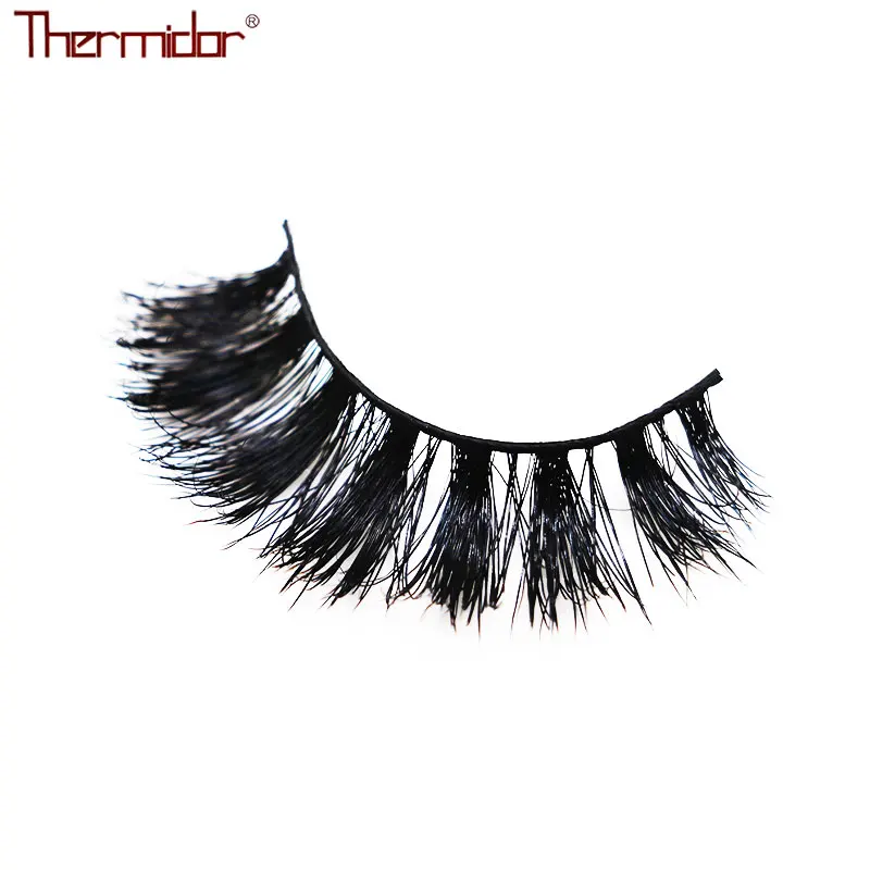 

Thermidor 1 pair 100% Real Mink Eyelashes 3D Natural False Eyelashes Thick Lashes Soft Lash Not Easy to Change Makeup Eyelashes