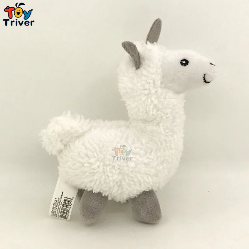 12cm Plush Mini Alpaca Toy Stuffed Cartoon White Alpacas Sheep Lamb