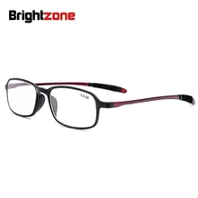 Brightzone TR90 светильник из смолы дальнозоркости очки для чтения мужские анти усталость качество 100-400 градусов очки увеличительное для женщин