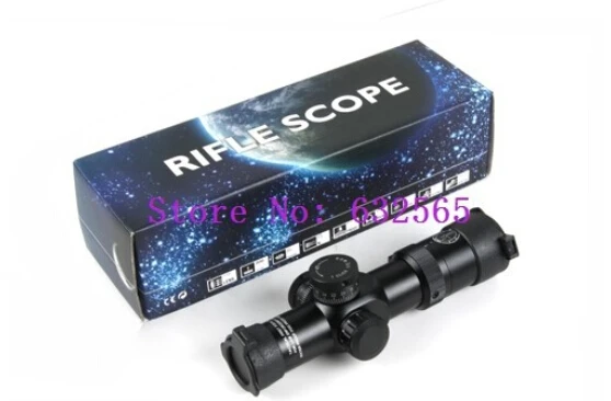 Cheap 1-6x28IRF Mil dot Red Green Illuminated Rifle scope 1x-6x Magnification Riflescopes