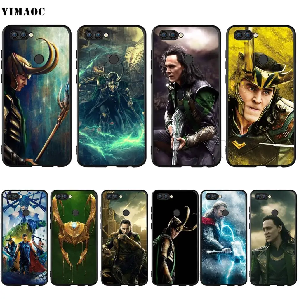 

YIMAOC Loki Thor Case for Huawei Mate 30 20 Honor Y7 7a 7c 8c 8x 9 10 Nova 3i 3 Lite Pro Y6 2018 P30 P smart