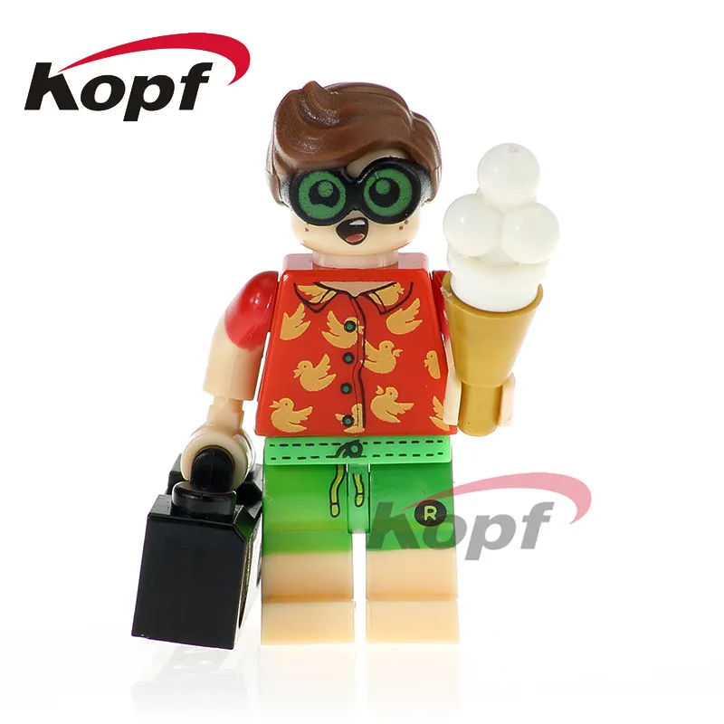 

Single Sale Super Heroes Robin Harley Quinn Mermaid Batman Clock King Bricks Collection Building Blocks Toys for children PG407
