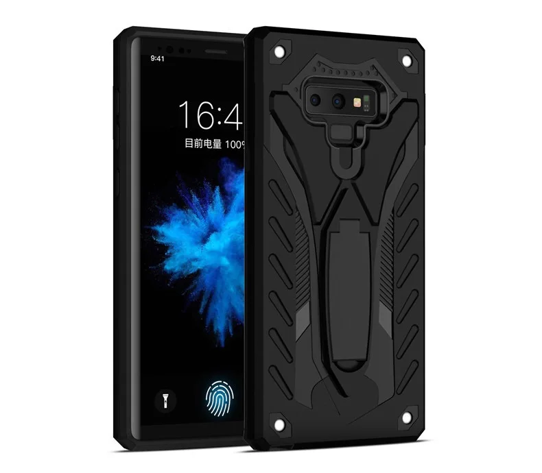 

Case For Redmi Note7 Pro Shockproof Military Drop Tested Silicon Case For Redmi Note4 X Xiaomi 6 Kickstand TPU Cover