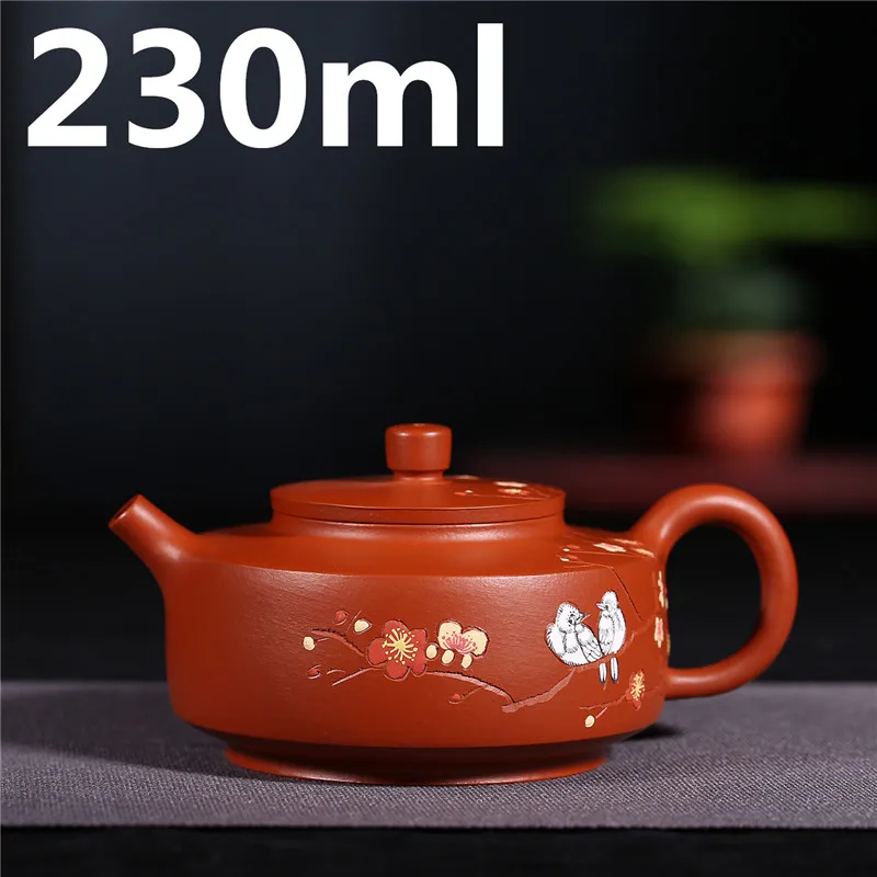 

Pottery China Tea Set 230ml Oriental Teapots Yixing Clay Tea Pot Porcelain Zisha Kung Fu Tea Pot Kettle Chinese Tea Ceremony