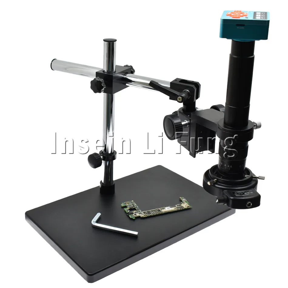 

Full HD 21MP 1080P 60FPS HDMI USB Output Industry Microscope Video Camera+Large Size Rotating Bracket+10X-300X C-mount Lens+LED