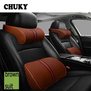 

Car Neck Pillow Seat Support Headrest for Mini Cooper R56 R57 R58 BMW E90 E36 F30 F20 X5 E53 E70 E91 G30 Fiat Punto 500 Grande