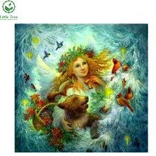 DIY 3D Алмазная картина красивый ангел абстрактное масло Кристалл Искусство ремесло ручная вышивка крестиком дешево