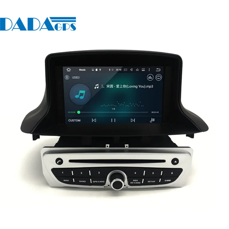 Discount Newest Android 8.0 7.1 Car Radio DVD Player GPS Navigation for Renault Megane 3 Fluence 2009-2015 Audio Stereo Unit Multimedia 11