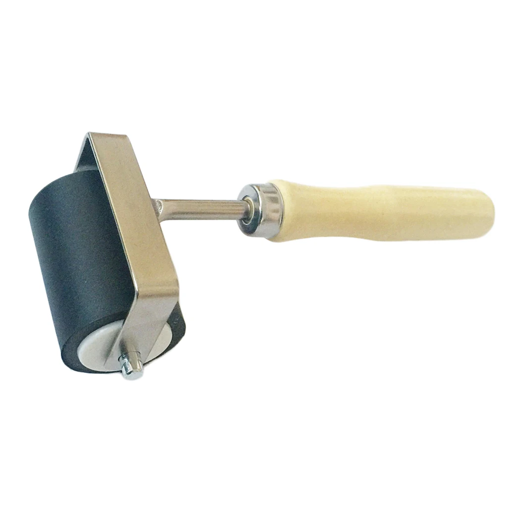 Buy Wood Handle Rubber Brayer Roller for Printmaking