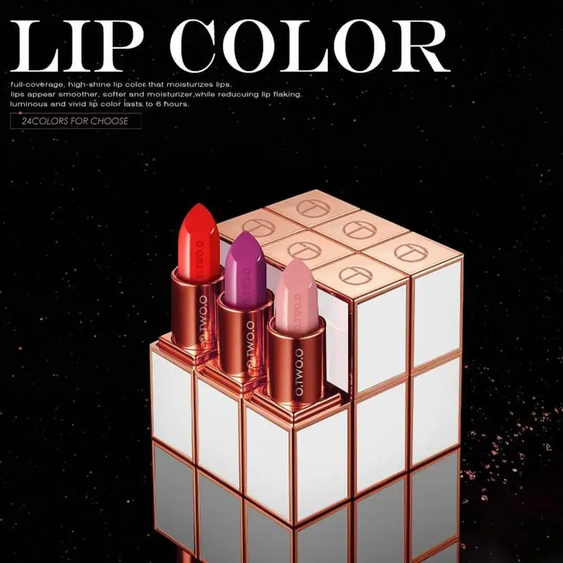 

O.TWO.O Limited Edition Moisturizing Matte Lipsticks 21 Colors Velvet Lasting Lipstick Lip Tint Pigment Lips Makeup