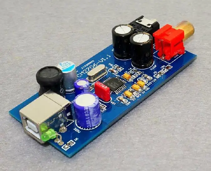 

Free Shipping! PCM2706 USB DAC sound amp module without low-noise