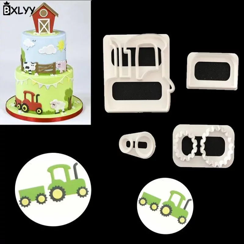 

BXLYY Baking Mold Farm Animal Car Cutting Mold Cake Mold Cake Decorating Tool Baking Dish Birthday Party Christmas Unicorn.7z