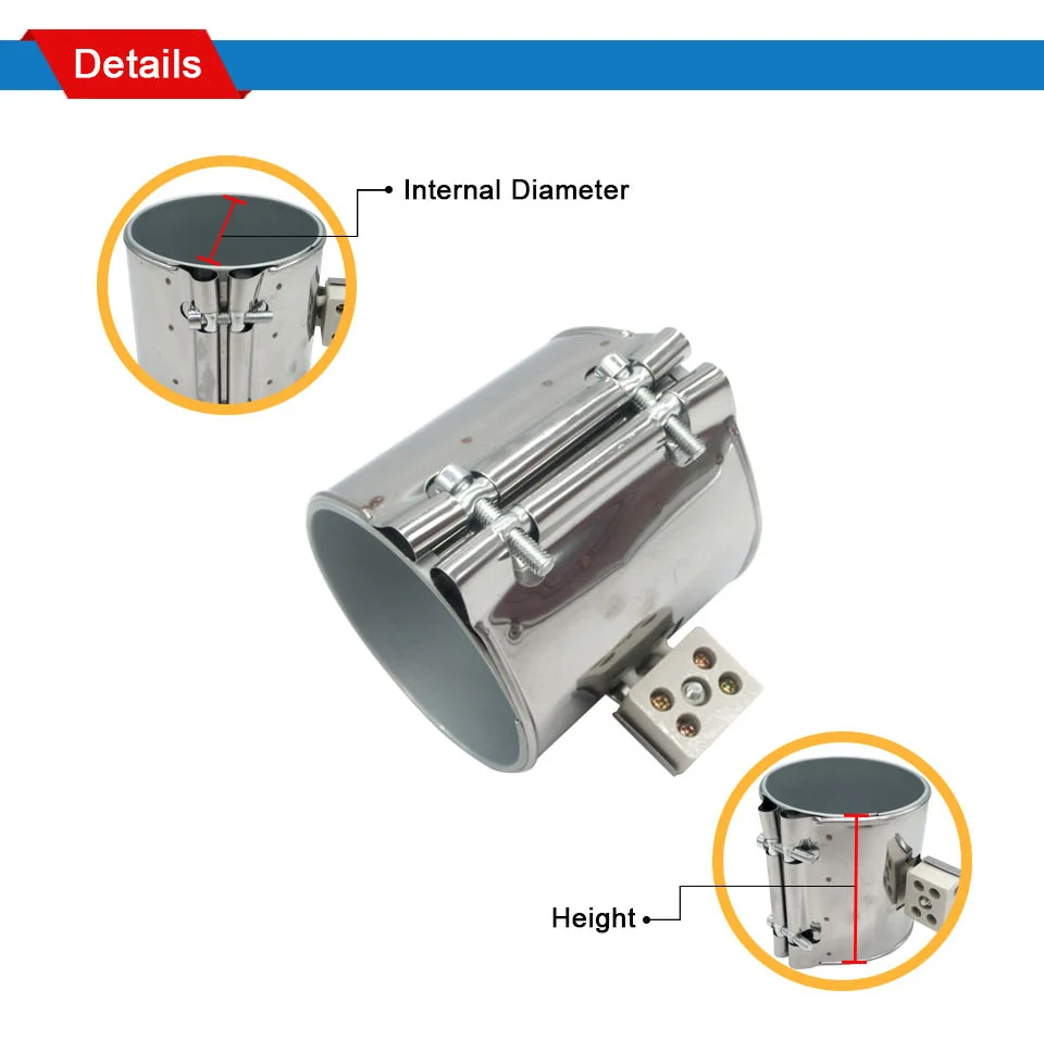 Ljxh aquecedor de mica, aquecedor com banda