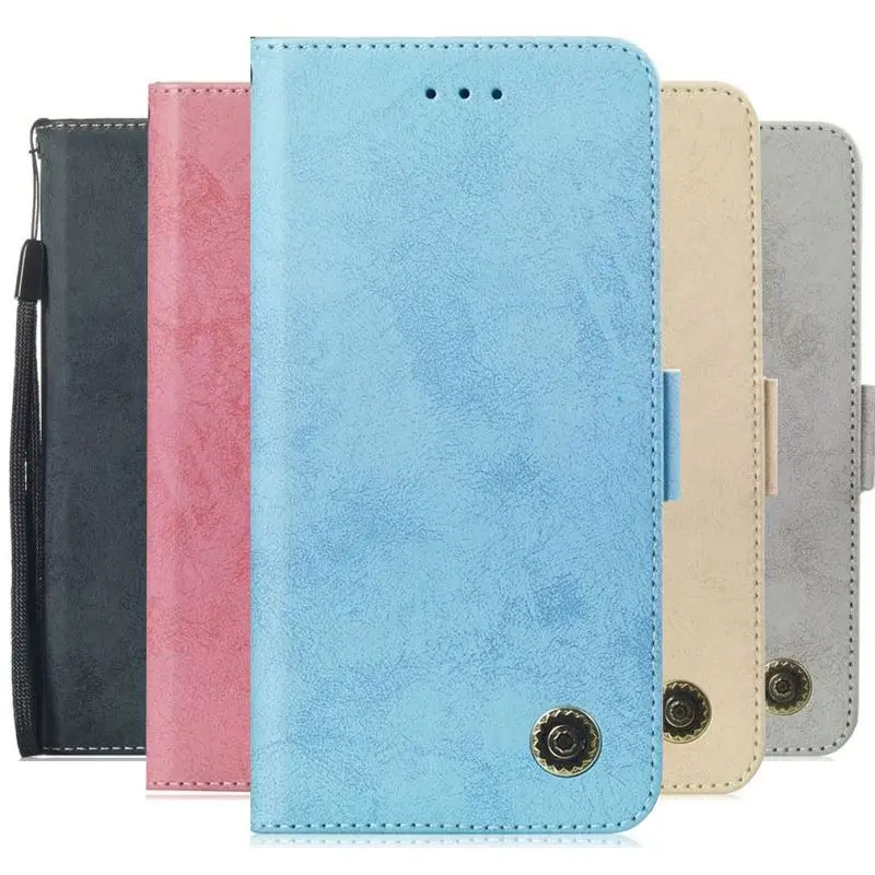 

New Vintage Case For Motorola Moto One E5 G6 G5S G7 Plus Power P30 Play G2 Leather Book Flip Design Wallet Case Soft Cover P26G