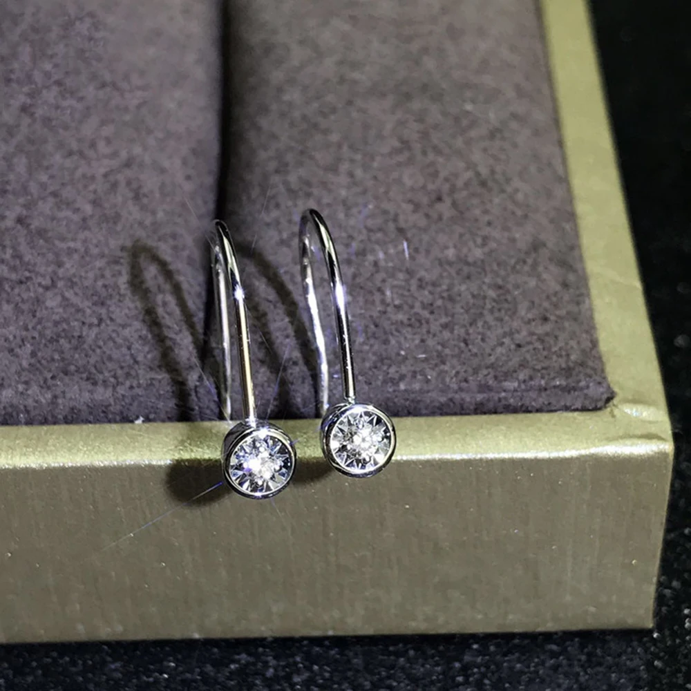 hook earrings women diamond earrings wedding jewelry