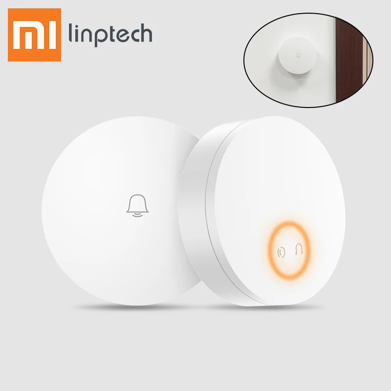 Беспроводной дверной звонок xiaomi linptech wifi с функцией интеллектуального управления функцией памяти mi jia mi home APP