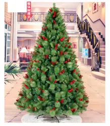 Бесплатная доставка 240 см высокие Роскошные Шифрование Рождественская елка тяжелых сосны искусственные ПВХ ximas Новогодние ёлки Новый год
