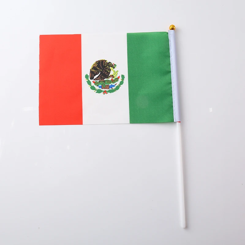 Флаг Франции, немецкий флаг, полиэстер, канадский Испанский флаг, национальный флаг Южной Африки, итальянский флаг в полоску - Цвет: Mexico