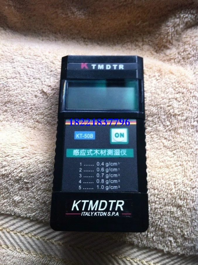 

Promotion ! New KT-50B Digital Inductive Paper Wood Tree Timber Moisture Meter range:2~90% 0.1 Accuracy Free shippment