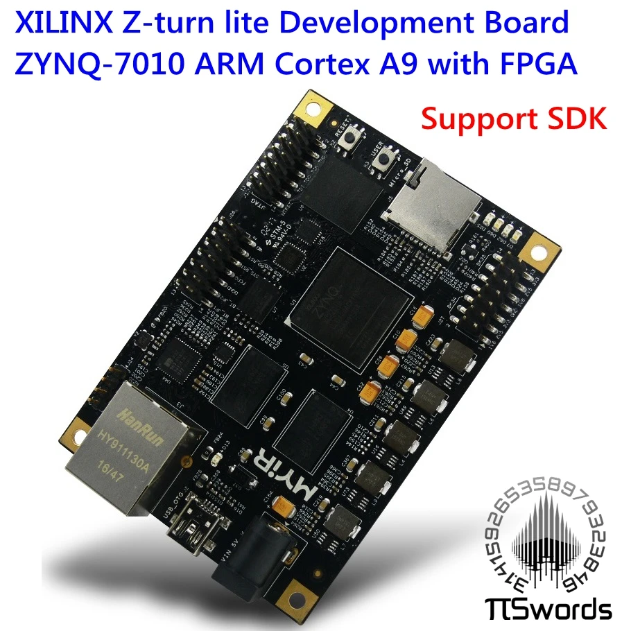 XILINX Z turn lite ZYNQ 7010 ARM Cortex A9 с FPGA dual core макетная плата управления XC7Z010 разрабатывающая