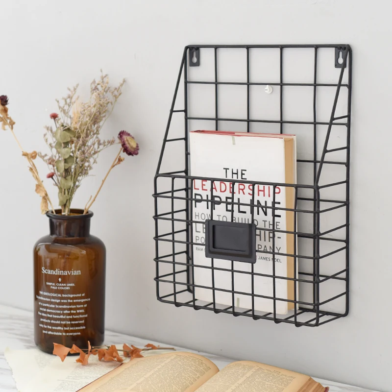 الأوروبي جدار جبل المعادن صحيفة و حامل المجلات رف جدار ملف حامل للدراسة مكتب الفضاء إنقاذ تصميم