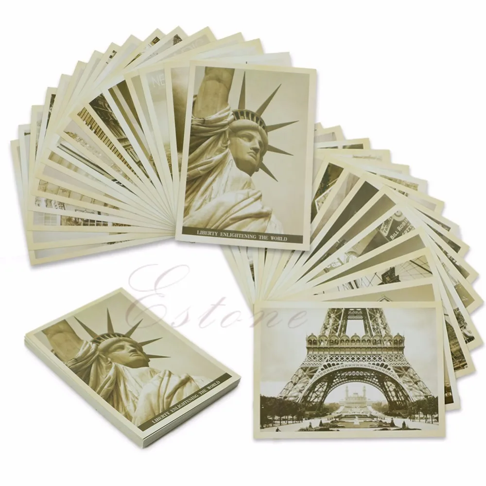 

Lot of 32 Travel Postcard Retro Vintage Landscape Photo Picture Poster Post Card