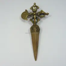 Восточный superb китай ручная медь резные рисунок Экзорцизм статуя