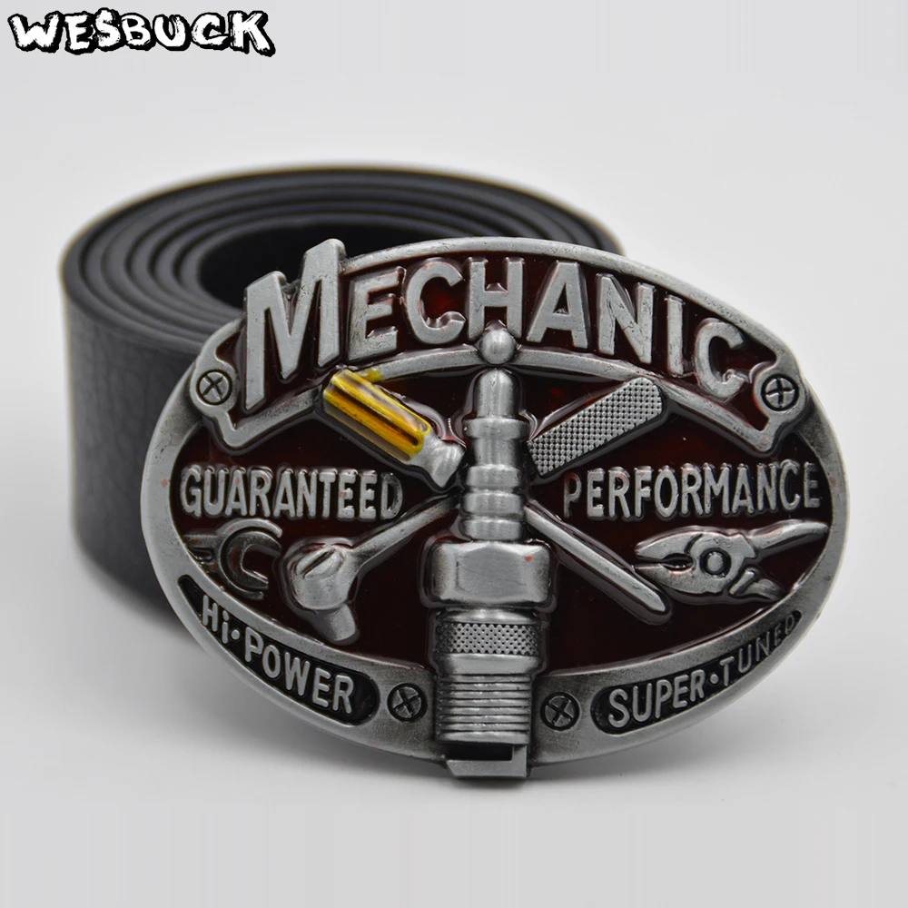 

5 PCS MOQ WesBuck Brand Zinc Alloy Belt Buckle For Men Carpenter Mechanic Cowboy and Cowgirl Metal Tool Western Buckles