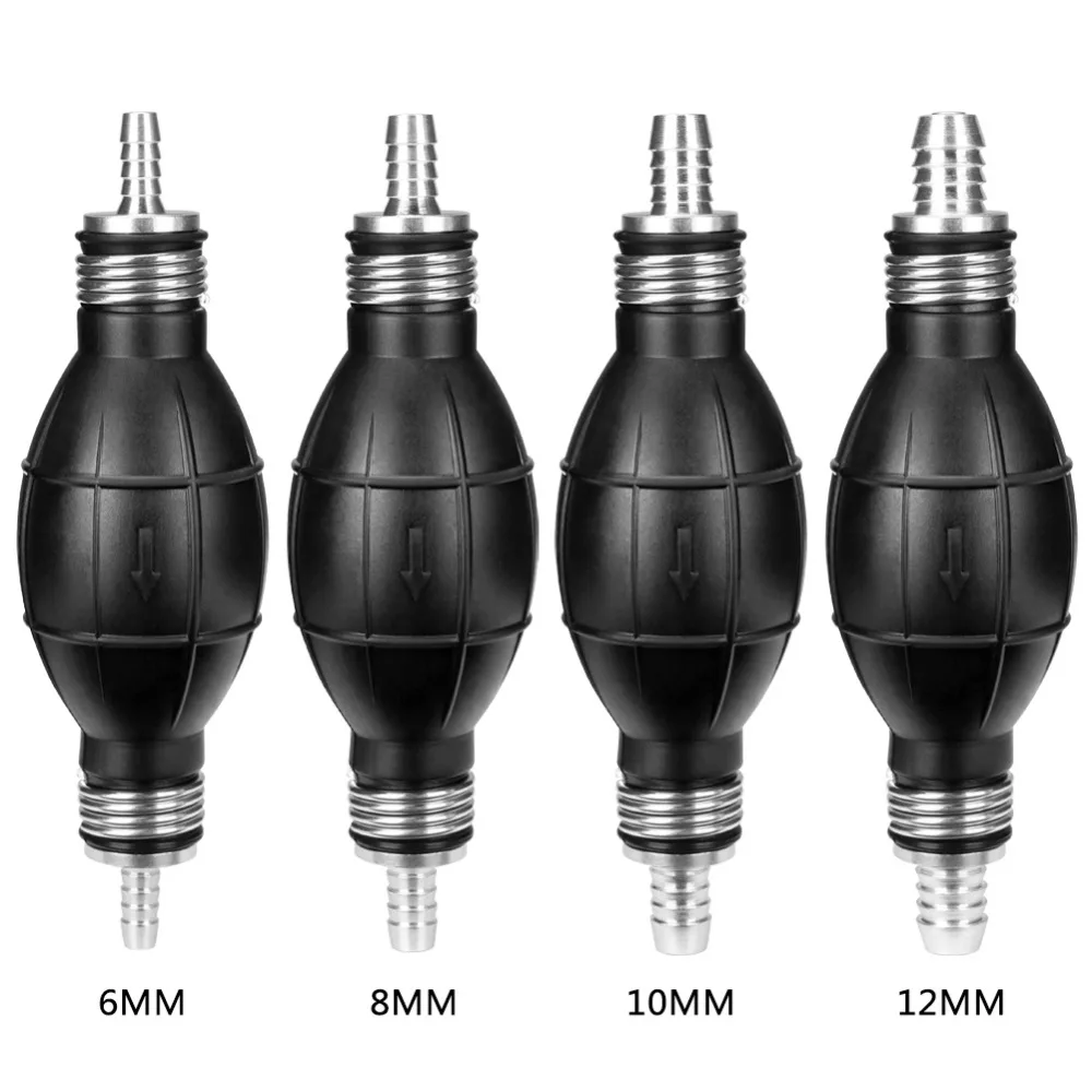 

Hand Fuel Pump Line Rubber Aluminum Hand Fuel Pump Line Hand Primer Bulb All Fuels For Car Boat Marine Outboard 6mm 8mm 10mm 12m