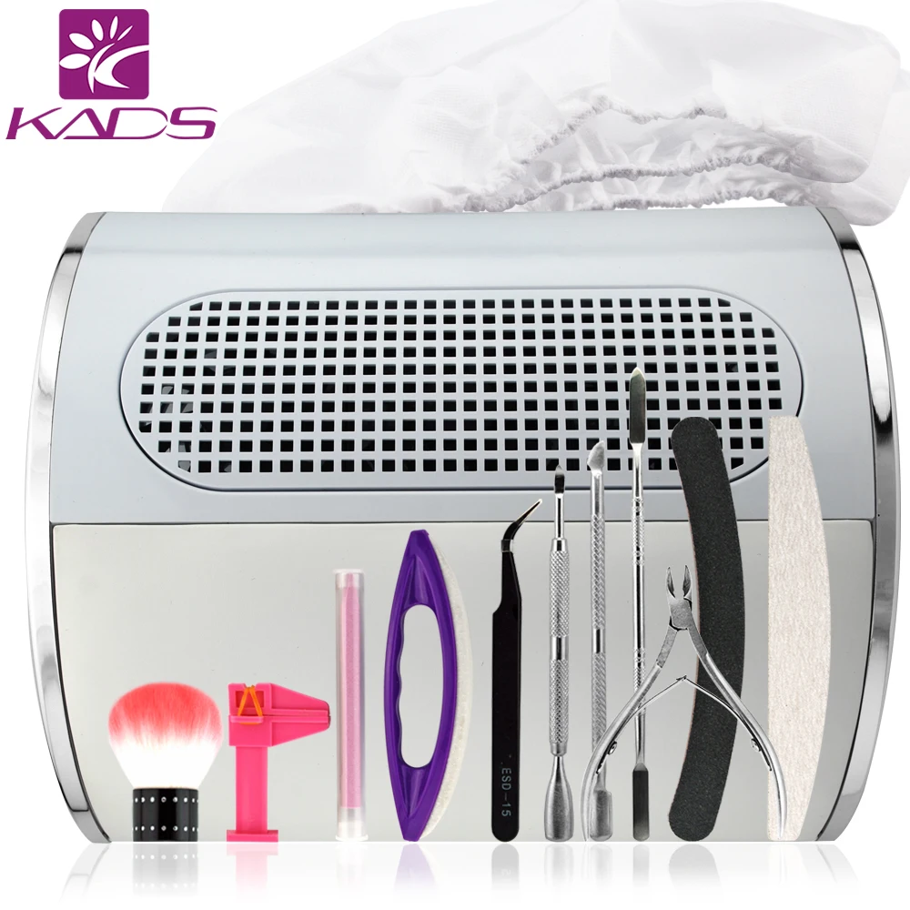 

KADS NEW 110V&220V Nail dryer machine Nail Dust Suction Collector SET Manicure Filing Acrylic UV Gel Tip Machine Nail Equipment