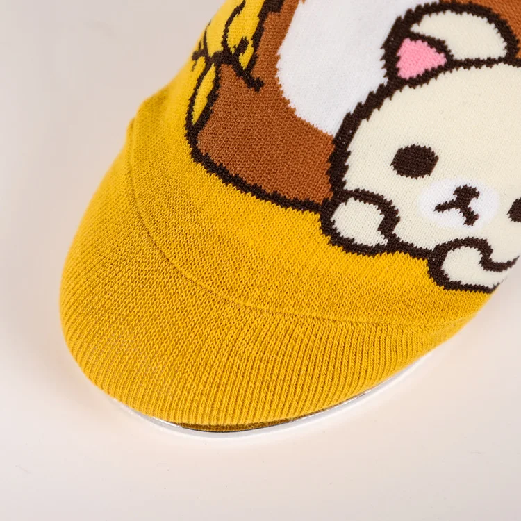 Rilakkuma/носки с рисунками животных модные милые забавные женские носки принтом