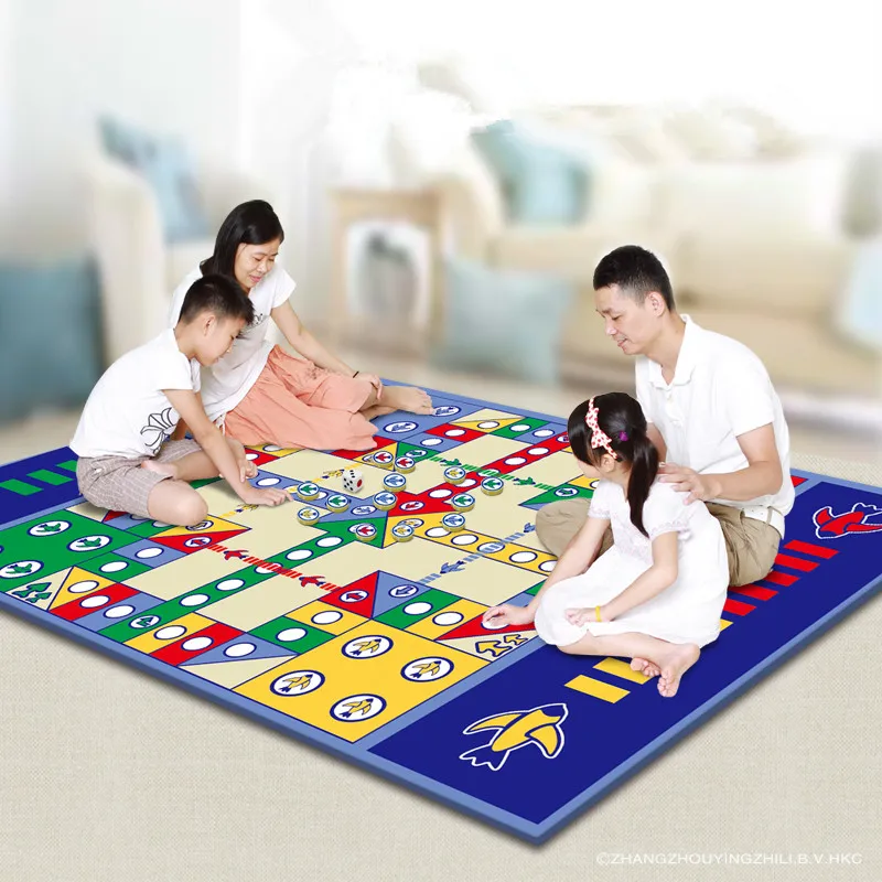 Baby toys 180*120*0.5cm Crawling Mat Double Surface Baby Carpet Rug Developing Toy for Children Game Pad Flight Chess