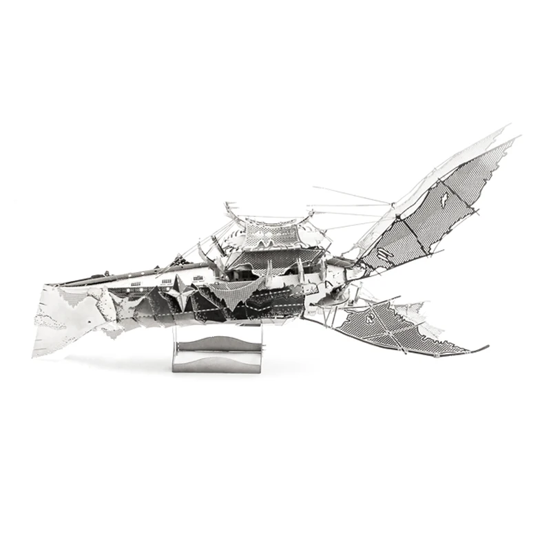 

3D Metal Jigsaw Puzzle Dark Spaceship DIY Multi-Style Laser Cutting Jigsaw Kit Medium Difficult Child Adult Puzzle Best Gift