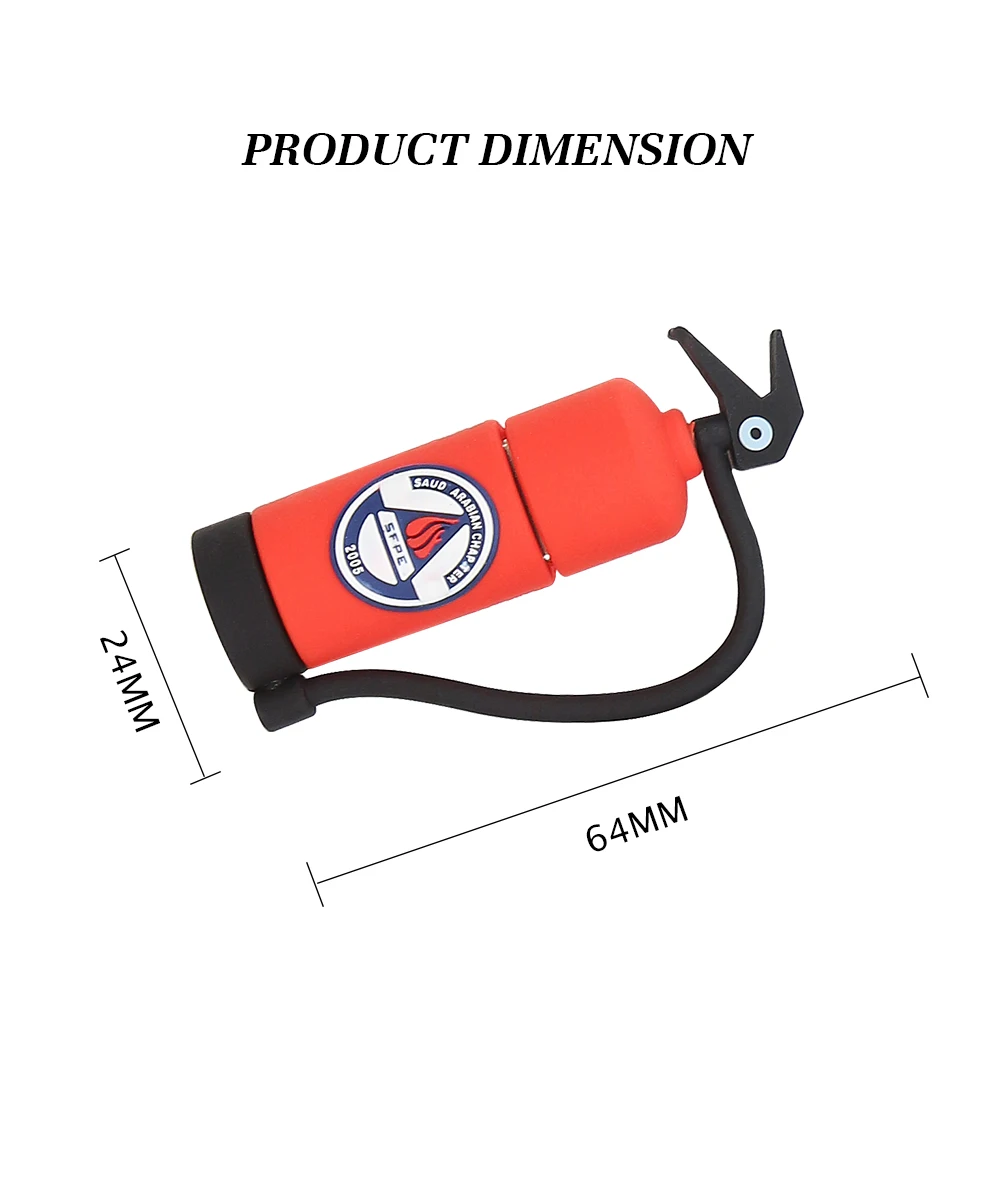 Nuiflash usb флэш-накопитель Огнетушитель Флешка 4 ГБ 8 ГБ 16 ГБ 32 ГБ 64 Гб 128 ГБ U карта памяти Флешка сувенирный подарок