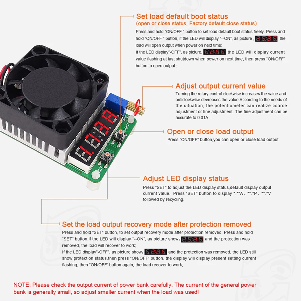 LD25 LD35 USB Электронные нагрузки Интеллектуальная защита регулируемые постоянный ток Напряжение вольтметр старения усилитель сопротивление