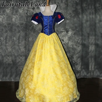 

Adult Snow White Dress Carnival Fancy Party Cosplay Dress Costume Snow White Princess Dress Halloween Costumes