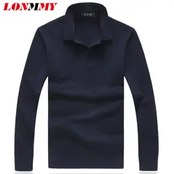 LONMMY Большие размеры 7XL 8XL лацкан collor свитер мужской sueter hombre пуловер мужская одежда 2018 мужской свитер пуловер masculino темно-синий