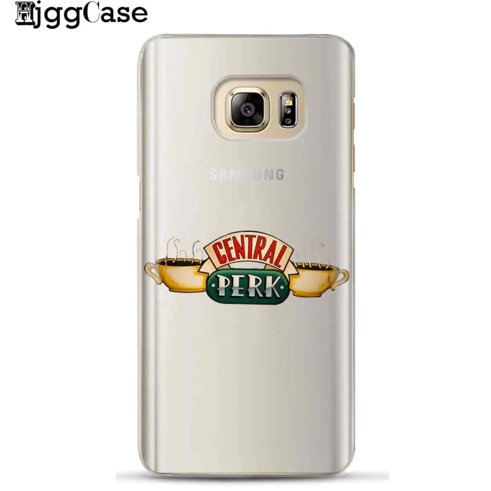 Веселый Чехол с постером для ТВ шоу Friends чехол Samsung Galaxy S6 S7 Edge S8 S9 J3 J4 J5 J6 J7 A3 A5 A6 A7 2016