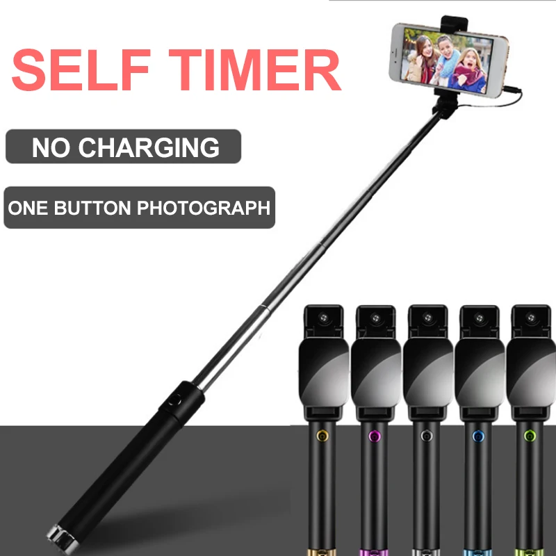 Handheld Selfie Stick Travel Phone Mount Extendable Stand for