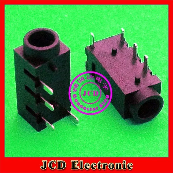 ChengHaoRan 100PCS 4 pin 1 8 3 5 mm Stereo Jack Socket for Video camera 3 5MM Headphones MIC