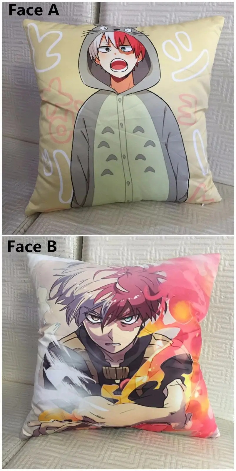 

Boku no hero academia My Anime two side Pillowcases Hugging Pillow Cushion Case Cover Otaku Cosplay Gift 001